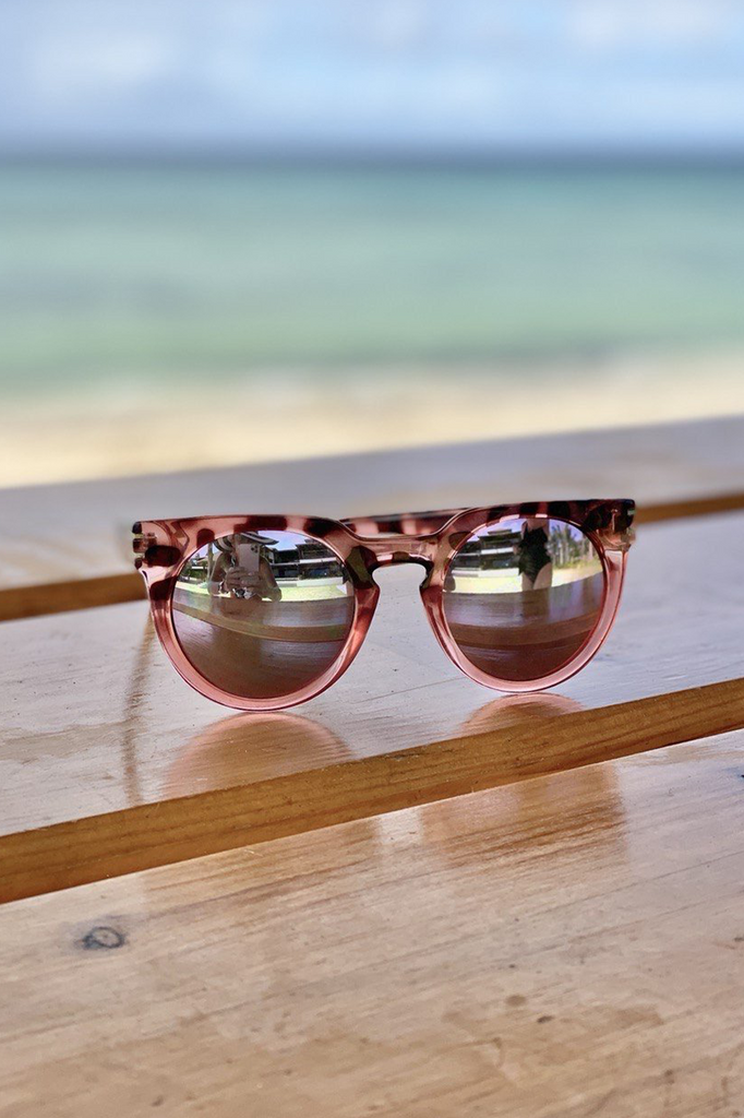 Rosé All Day Mirror Mosaic Sunglasses